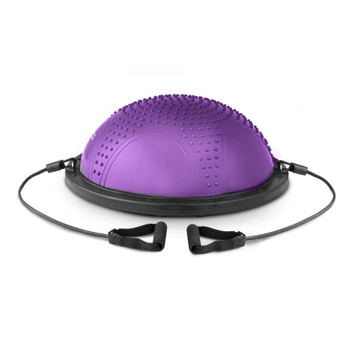 Балансировочная платформа  Hop-Sport Bosu HS-MB058B violet - фото №4
